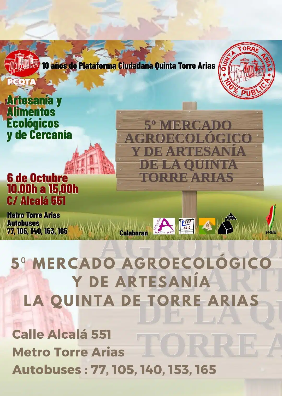 Mercado ecológico La quinta de torre arias